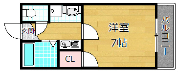 3階の間取り図