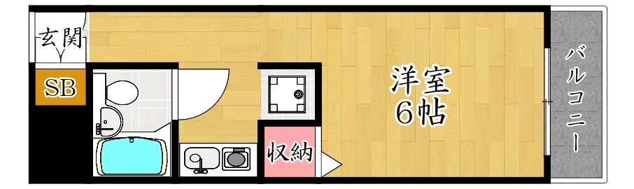 1階の間取り図