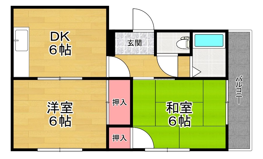4階の間取り図