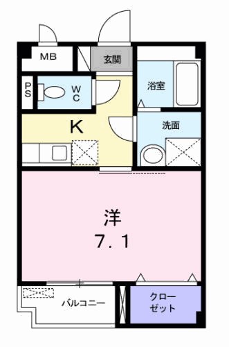 1階の間取り図