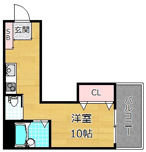 3階の間取り図