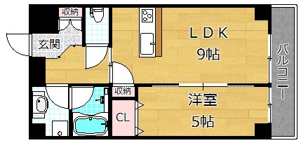 5階の間取り図