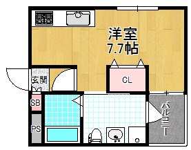 2階の間取り図