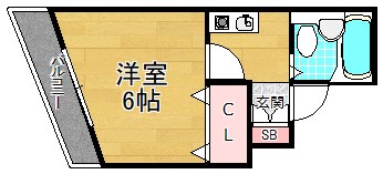 1階の間取り図