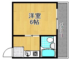 2階の間取り図