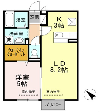 1階の間取り図