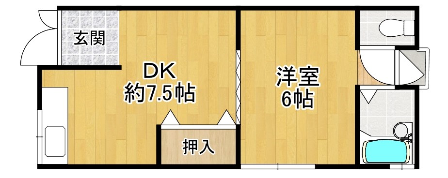 2階の間取り図