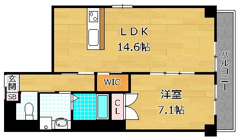 4階の間取り図