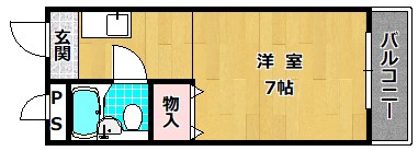 2階の間取り図