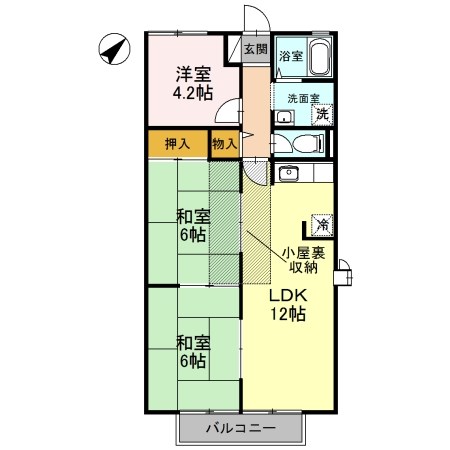1階の間取り図