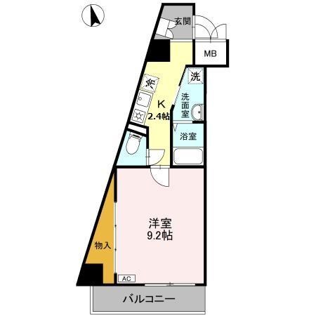 4階の間取り図