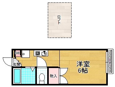 2階の間取り図