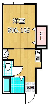 1階の間取り図
