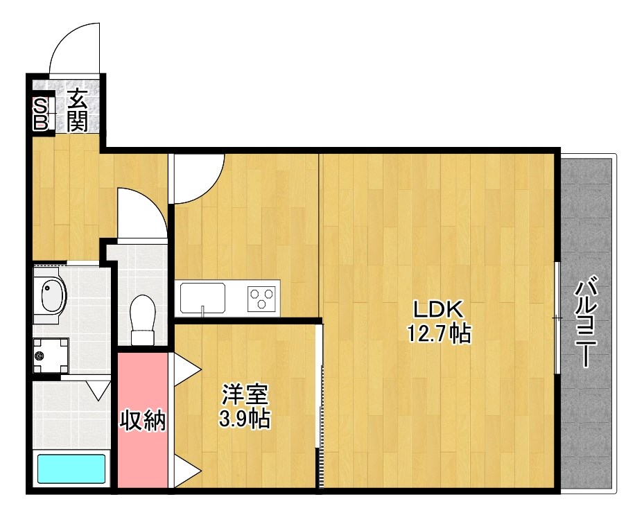 3階の間取り図