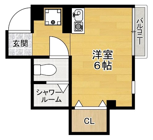 4階の間取り図