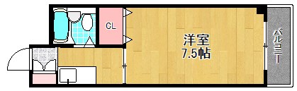 2階の間取り図