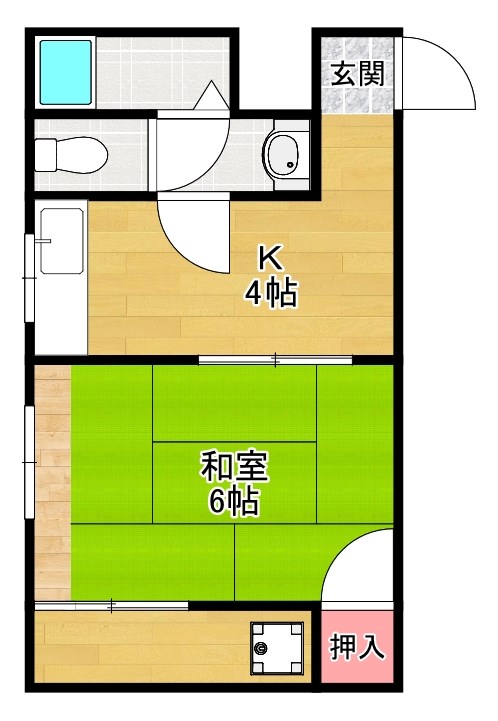 2階の間取り図