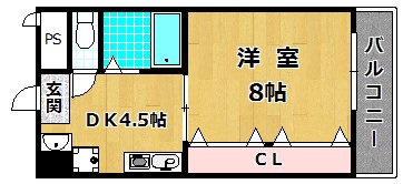 2階の間取り図