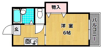2階の間取り図
