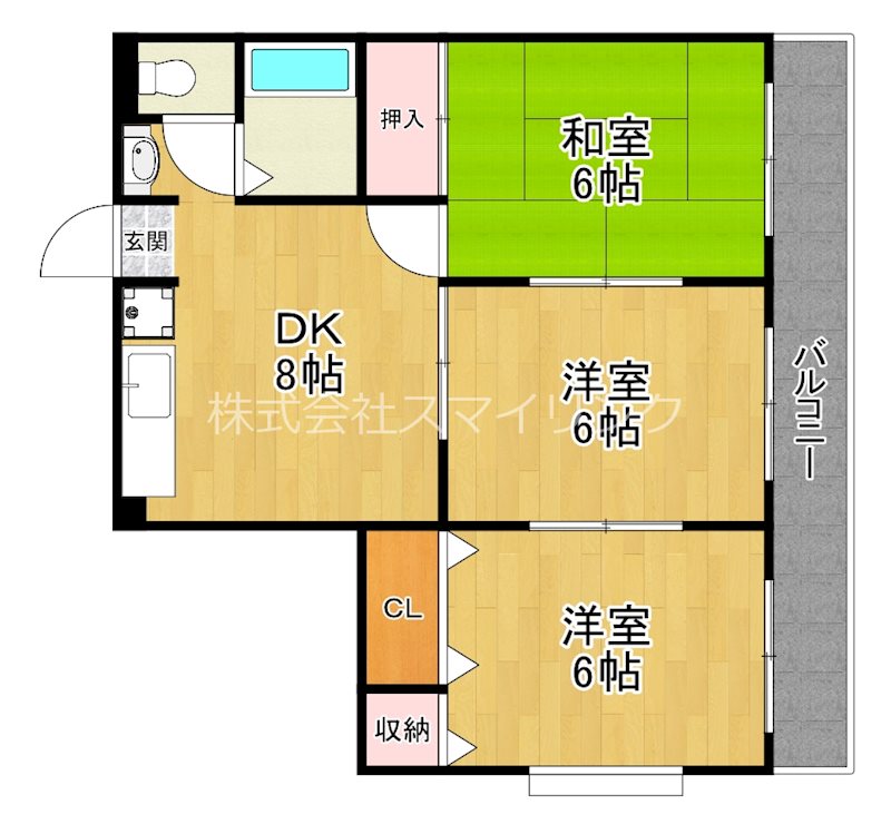 3階の間取り図