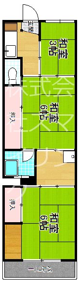 2階の間取り図