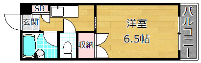 2階の間取り図