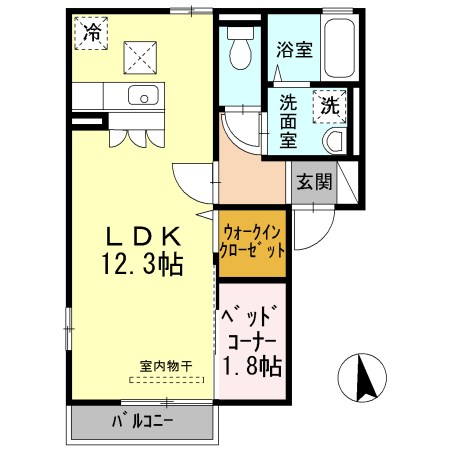 1階の間取り図