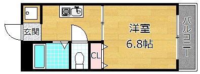 2階の間取り図