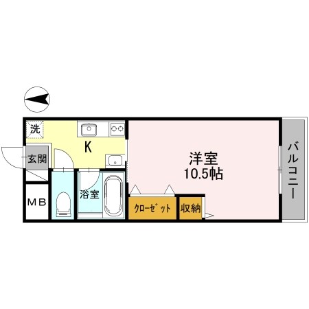 2階の間取り図