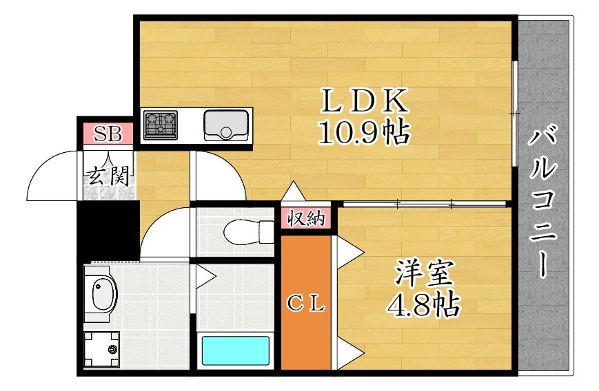 3階の間取り図