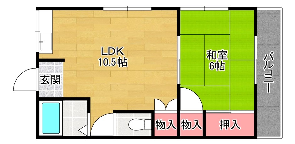 1階の間取り図