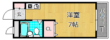 1階の間取り図