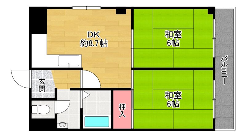 1階の間取り図