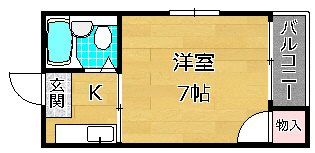 2階の間取り図