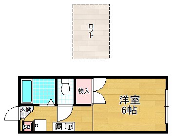 2階の間取り図