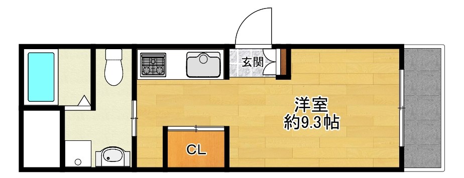 1階の間取り図