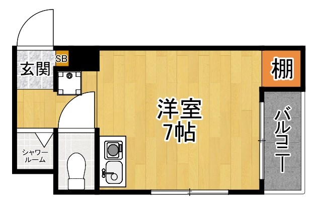 1階の間取り図