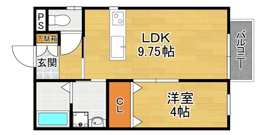 2階の間取り図