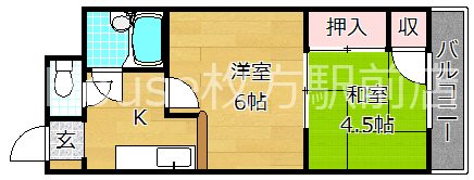 1階の間取り図