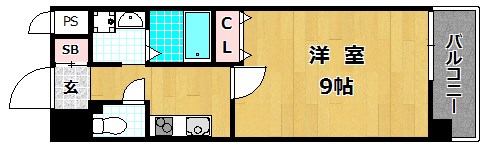 1階の間取り図