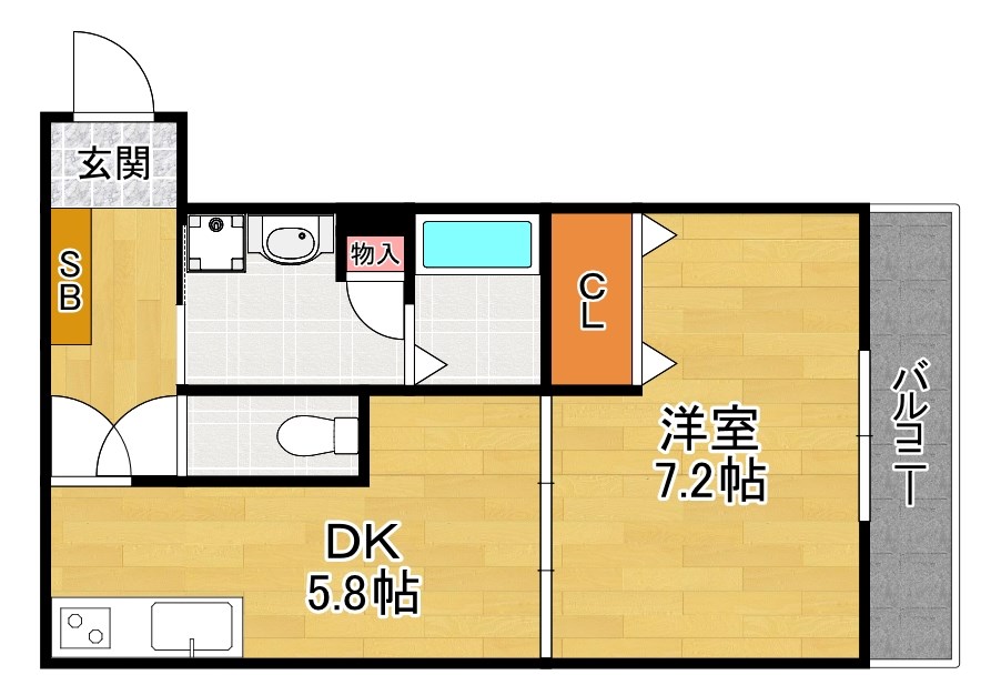 3階の間取り図