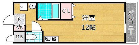 4階の間取り図