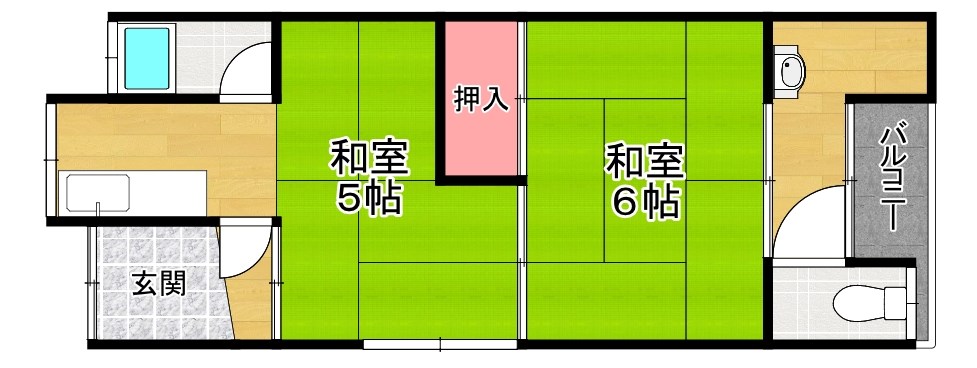 1階の間取り図