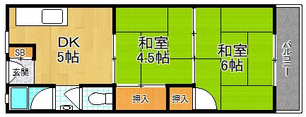 1階の間取り図