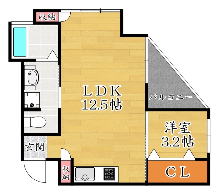5階の間取り図