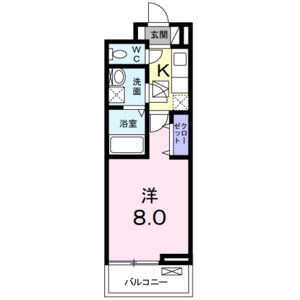 2階の間取り図