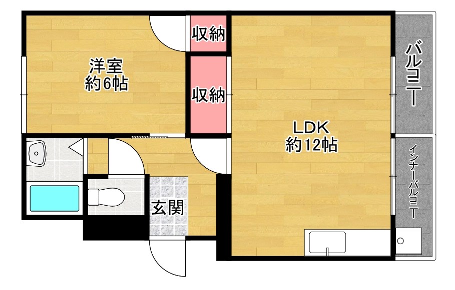 2階の間取り図