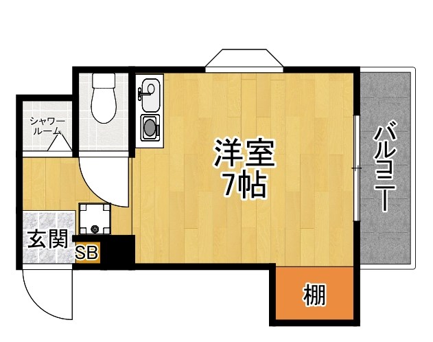 3階の間取り図