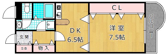 5階の間取り図