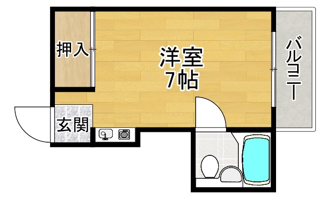 4階の間取り図